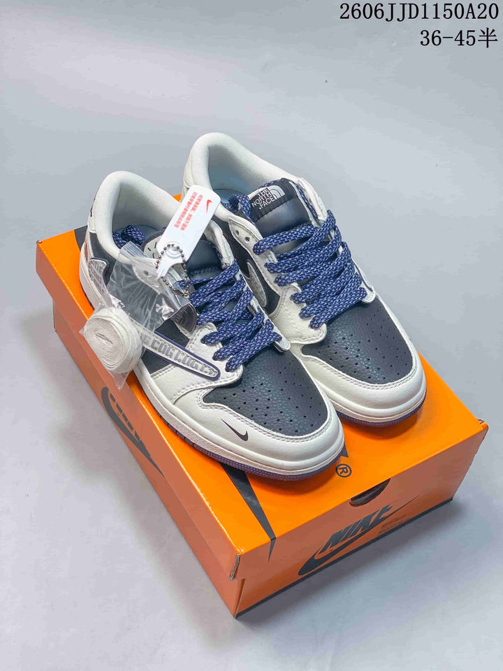Jordan Air Jordan 1 Low Fragment Travis Scott Dior-Style Sneakers