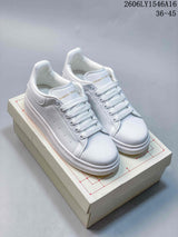 Alexander McQueen White Oversized Sole Low-Top Sneakers