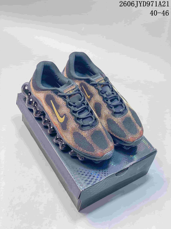 Nike Air Liquid Max Running Shoes in Black and Gold