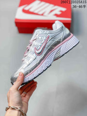Nike P-6000 Running Sneakers Silver Pink 2607JJD325A15