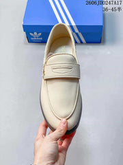 adidas Originals Handball Spezial Loafer Sneakers, Cream and White