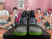 Nike Kobe 9 Elite High-Top Basketball Shoes, Black and Green