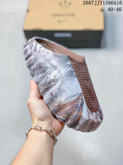 Nike Mind 001 Brown Marbled Slide Sandals 2607JJY1586A16