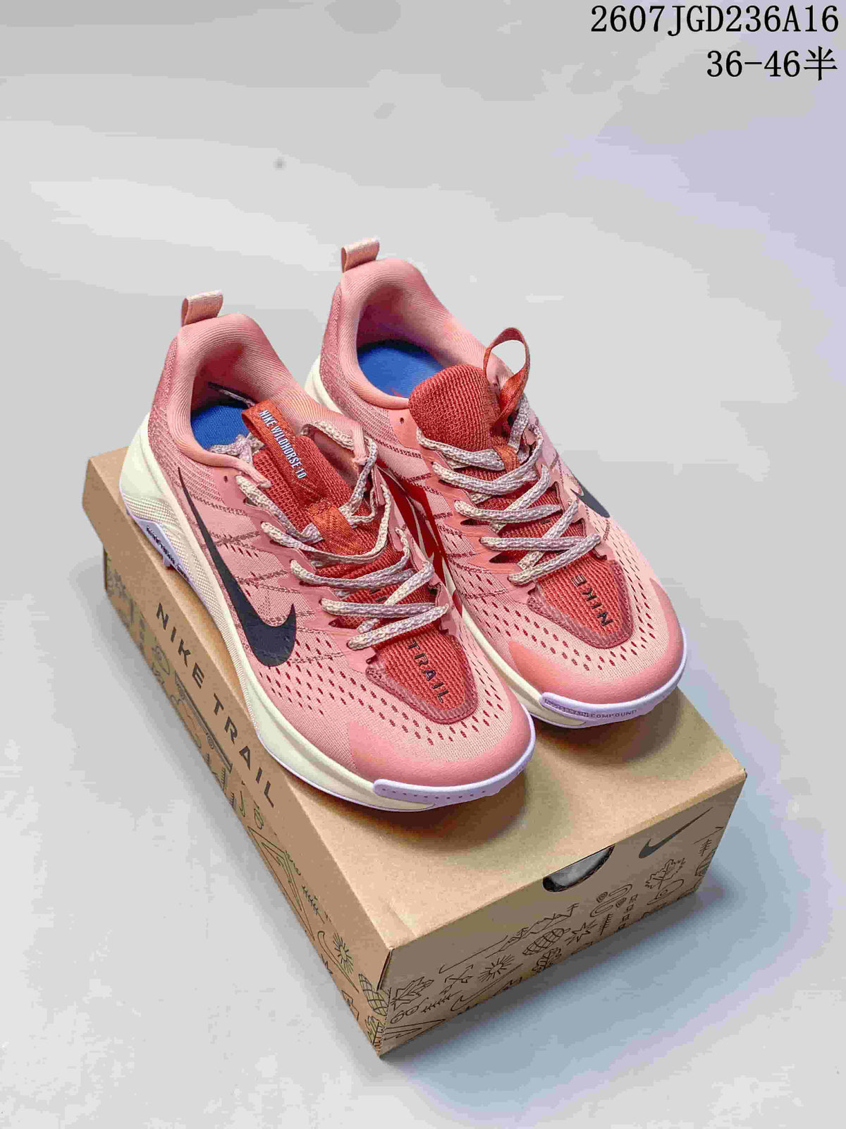 Nike ReactX Wildhorse 10 Trail Shoes Pink