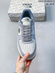 Nike Air Force 1 Low The North Face Style Sneakers, Grey