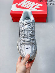 Nike P-6000 Silver Retro Low-Top Sneakers