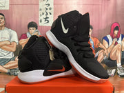 Nike Black and Orange Basketball Sneakers