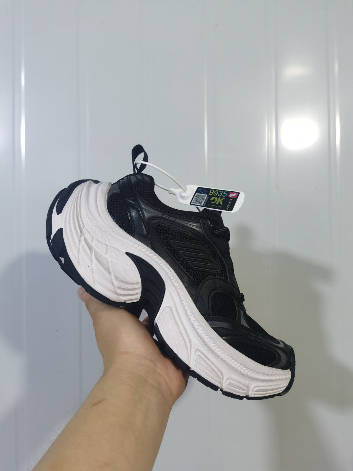 Skechers 0101 Black and White Sneakers