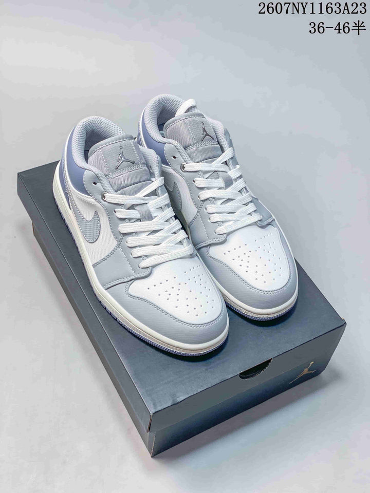 Jordan Air Jordan 1 Low Sneakers Light Grey White 2607NY1163A23