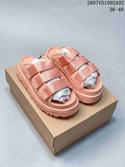 UGG Triple-Strap Platform Slide Sandals