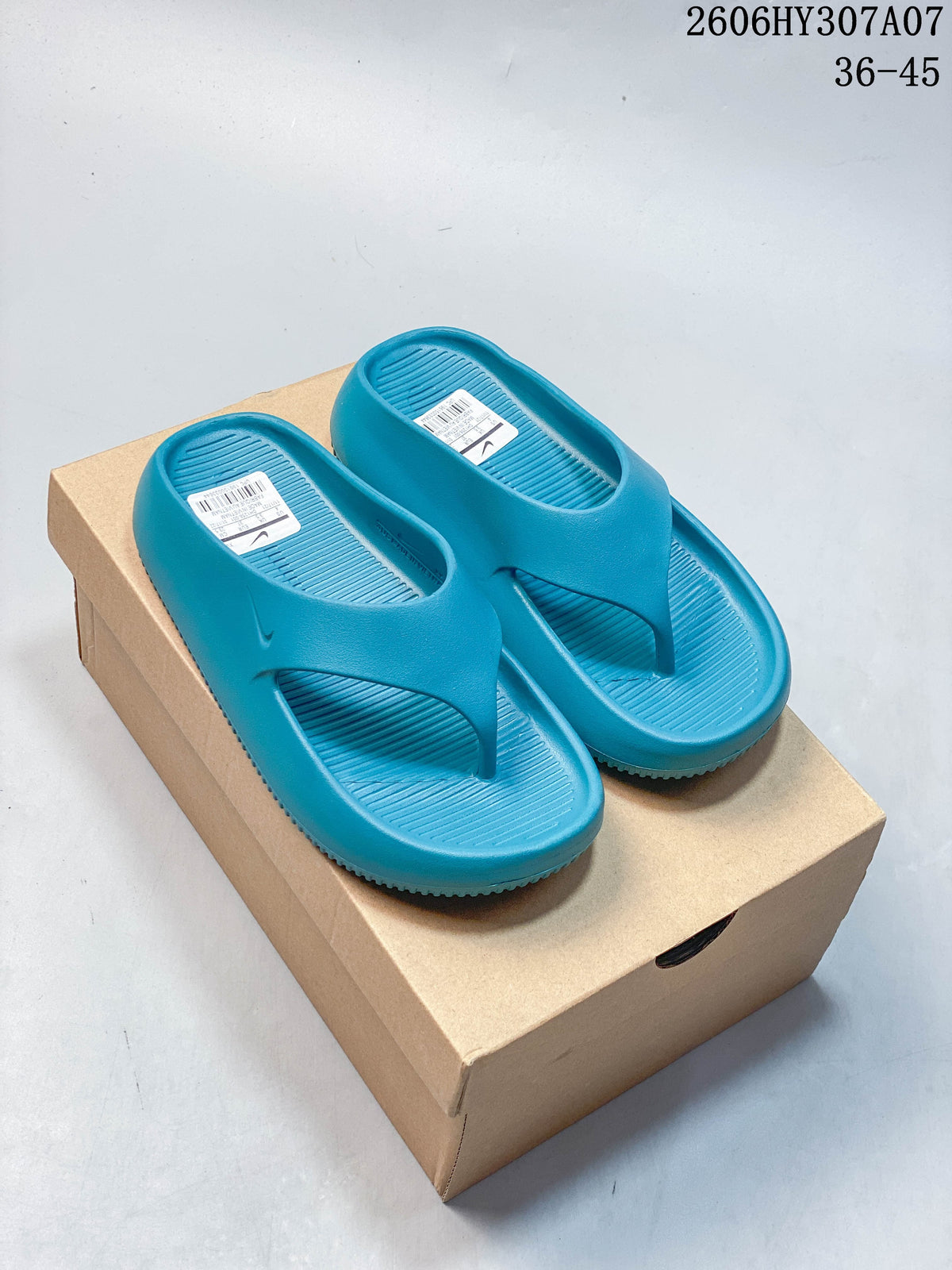 Nike Calm Slide Sandals in Teal