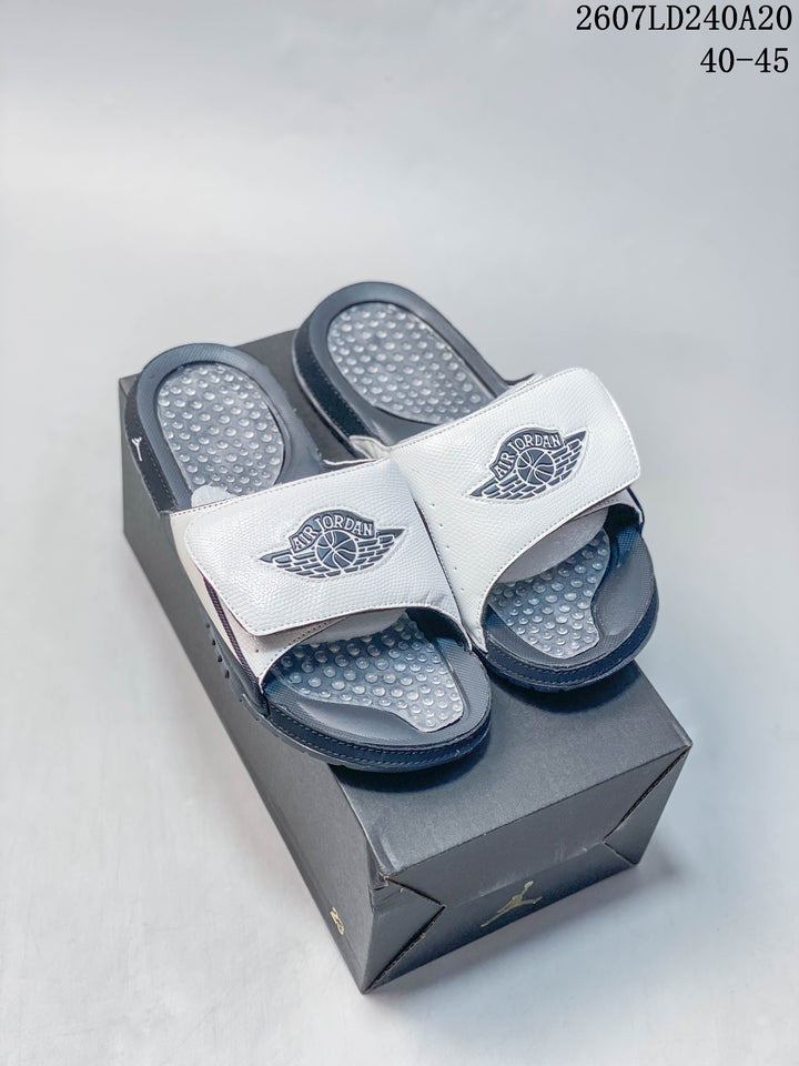 Nike Air Jordan Hydro II Retro Slides White/Navy 2607LD240A20