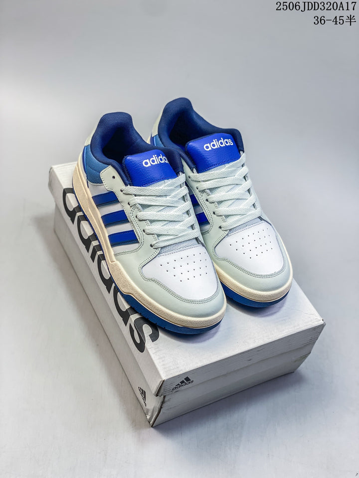 adidas Entrap Retro Sneakers White and Royal Blue GW5499