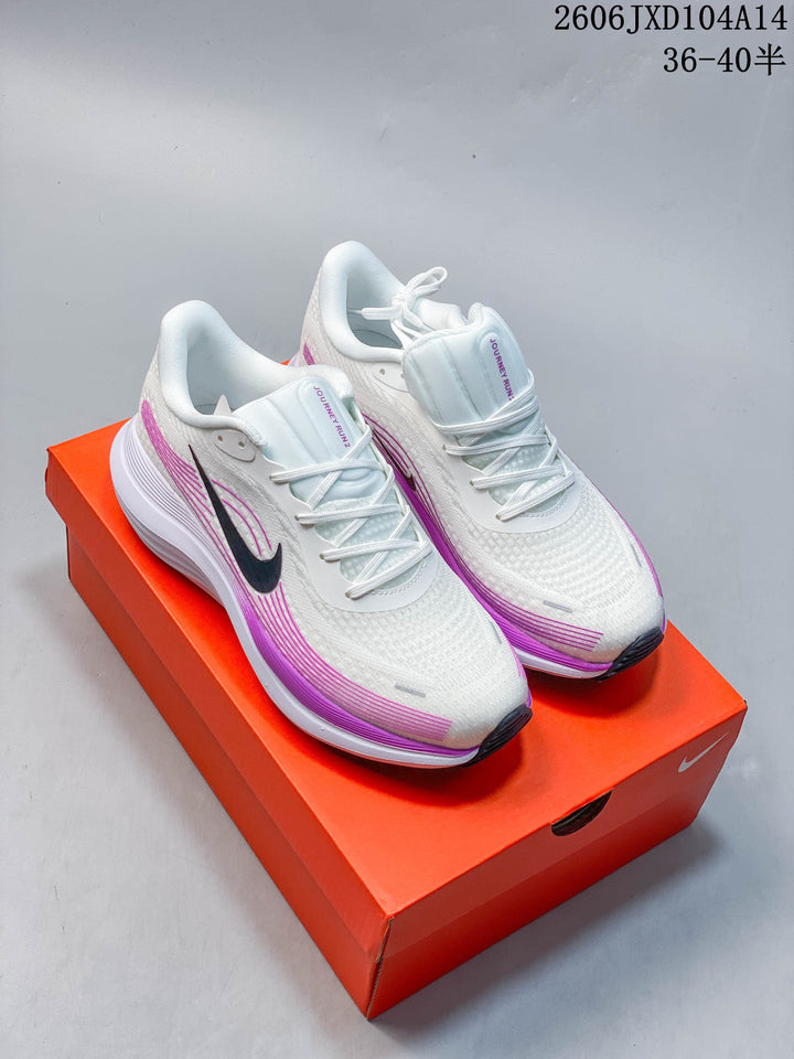 Nike Journey Run 2 Running Shoes White Purple