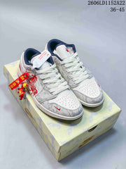 Jordan Air Jordan 1 Low White Grey Dragon Sneakers
