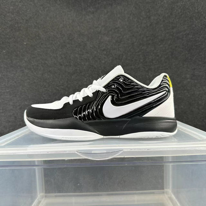 Nike Basketball Shoes Black White Green
