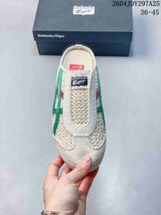 Onitsuka Tiger Mexico 66 Sabot Cream Green Red 2604JDY297A25