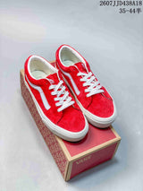 Vans SK8-Low Sneakers Red White 2607JJD438A18