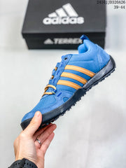 adidas Daroga Plus Canvas Shoes Blue Hiking Sneakers