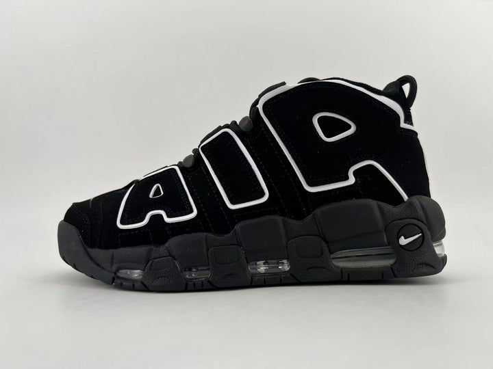 Nike Air More Uptempo Black and White Sneakers 414962-002