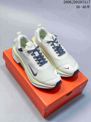 Nike InfinityRN 4 Running Shoes, White and Lime