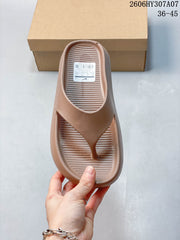 Nike Calm Slide Sandals in Taupe