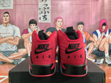 Jordan 6 Retro Red and Black High-Top Sneakers