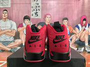 Jordan 6 Retro Red and Black High-Top Sneakers