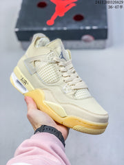 Air Jordan 4 Retro OG Cream Mid-Top Sneakers