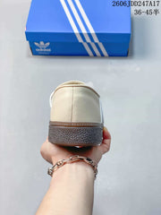 adidas Originals Handball Spezial Loafer Sneakers, Cream and White