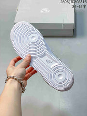 Nike Air Force 1 Low White Multicolor Embroidered Sneakers