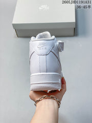 Nike Air Force 1 High-Top Sneakers, White