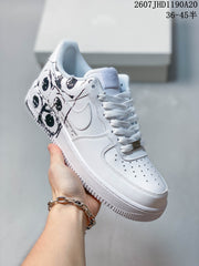 Nike Air Force 1 '07 Low White Graphic Sneakers 2607 JHD1190A20