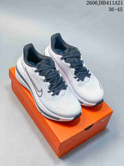 Nike Air Zoom Winflo 12 Running Shoes, White and Black
