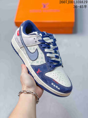 Jordan Air Jordan 1 Low Sneakers White and Navy