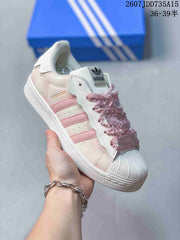 adidas Superstar Sneakers White and Pink 2607JDD735A15