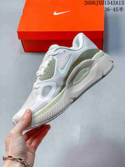 Nike Structure Plus Running Shoes in White and Pale Green