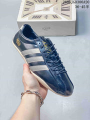 Adidas Originals Tokyo Low-Top Sneakers in Navy and Silver