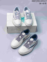 Jordan Air Jordan Low White Grey Sneakers 2607JVD1197A17