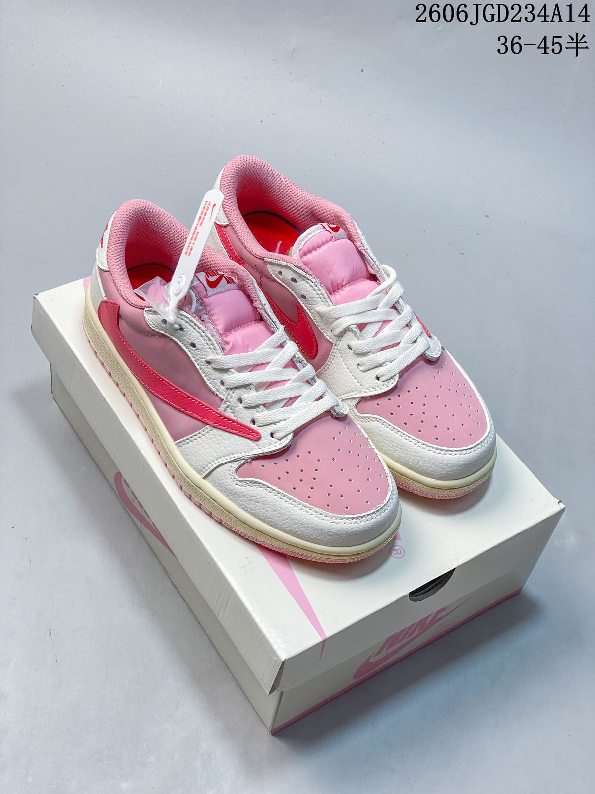 Nike Air Jordan 1 Low Travis Scott Pink Sneakers IQ7604-101