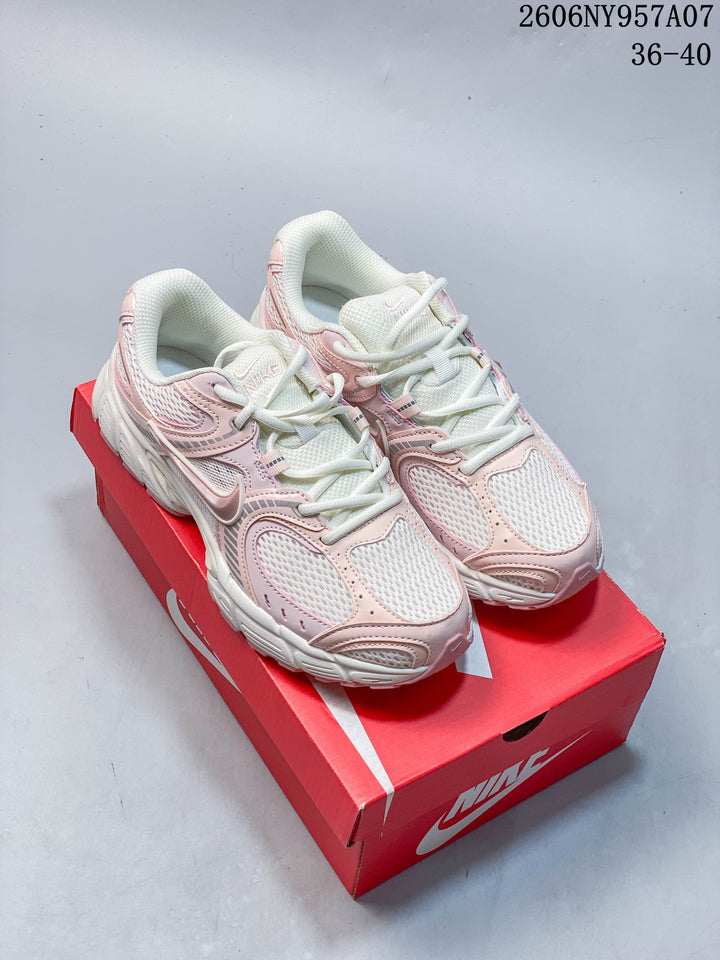 Nike V5 RNR Running Sneakers in Pink and White