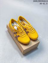 Versace x Onitsuka Tiger Tai-Chi Sakura Low-Top Sneakers, Yellow