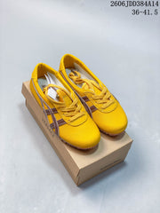 Versace x Onitsuka Tiger Tai-Chi Sakura Low-Top Sneakers, Yellow