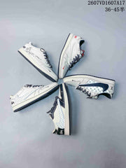 Jordan 1 Low Graphic Sneakers White Dark Details 2607VD1607A17