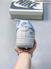 Nike Air Force 1 '07 Low White and Blue Sneakers