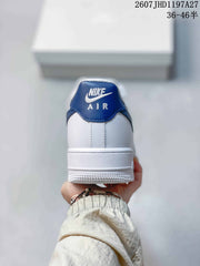 Nike Air Force 1 '07 White Blue Low-Top Sneakers