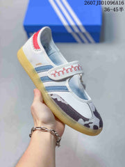 adidas Samba Jane W White Velcro Sneakers 711060TIT