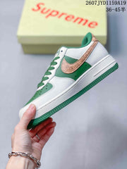 Nike Air Force 1 '07 Low White Green Sneakers