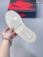 Nike Air Jordan 1 Low White Sneakers 2607NY1166A16