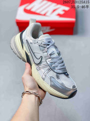 Nike V2K Run Women's Sneakers Silver White FD0736